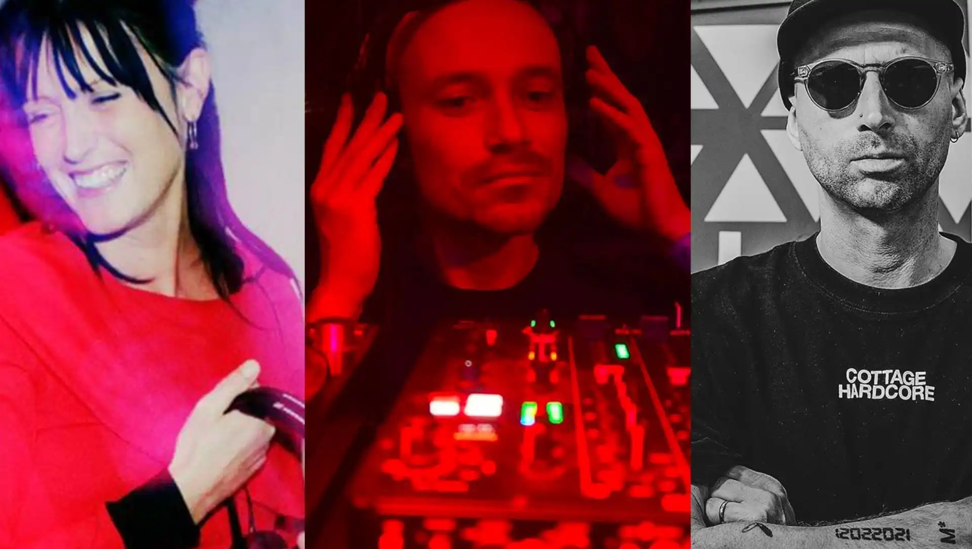 DJs Nika77 (Teleport), Ghándí (Spiritual / Acidelika), Saku (Breakbeat Conference)