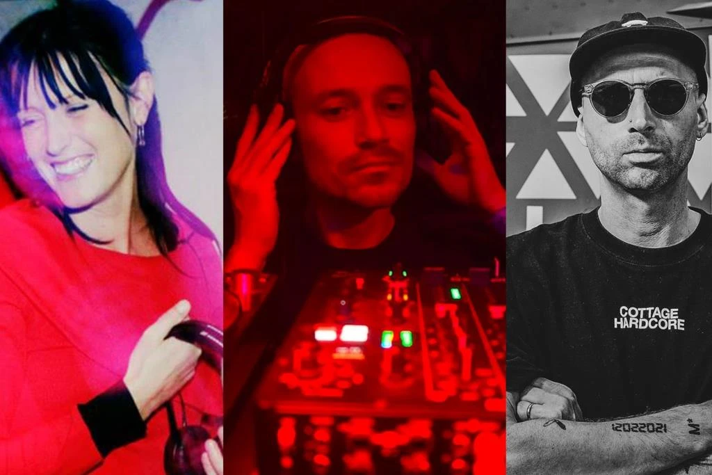 DJs Nika77 (Teleport), Ghándí (Spiritual / Acidelika), Saku (Breakbeat Conference)